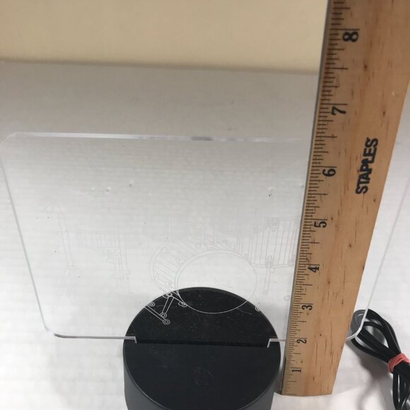 Drum Set Mood Light Battery or USB Powered Preowned - Picture 7 of 10